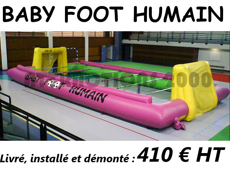 baby foot humain a louer